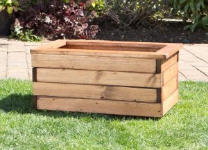 WOODEN TROUGH SMALL